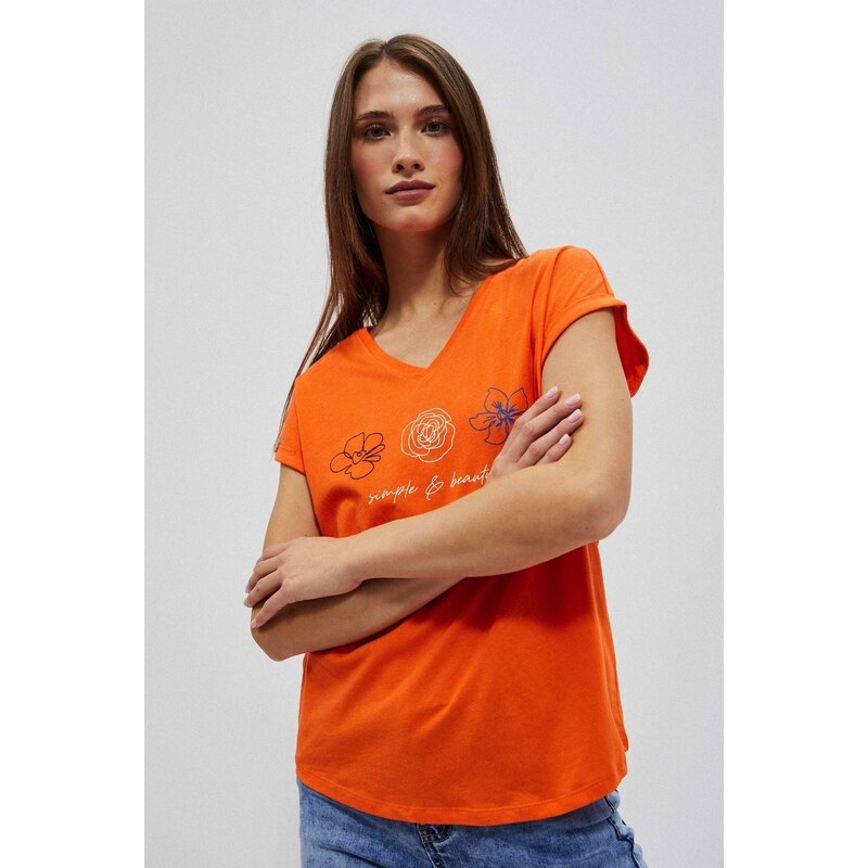 Marisse DÁMSKÉ TRIKO L-TS-4037 ORANŽOVÁ