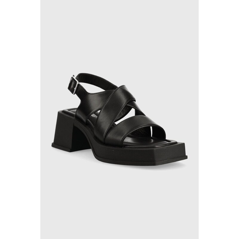 Kožené sandály Vagabond Shoemakers HENNIE černá barva, 5537.001.20