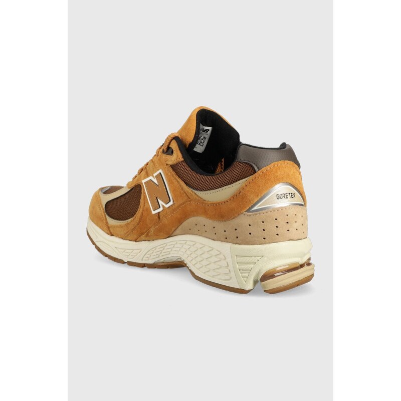 Sneakers boty New Balance hnědá barva, M2002RXG-RXG