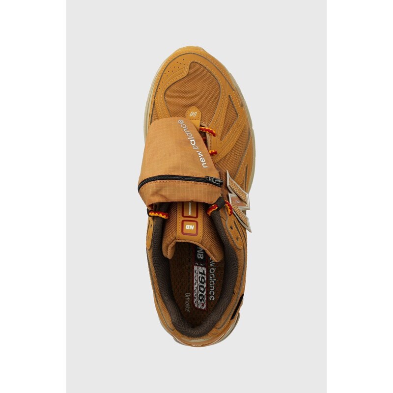 Sneakers boty New Balance hnědá barva, M1906ROB-ROB