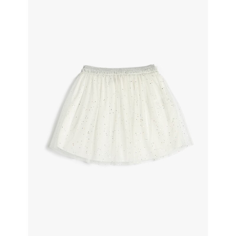 Koton Tutu Skirt Glittering Lined Elastic Waist