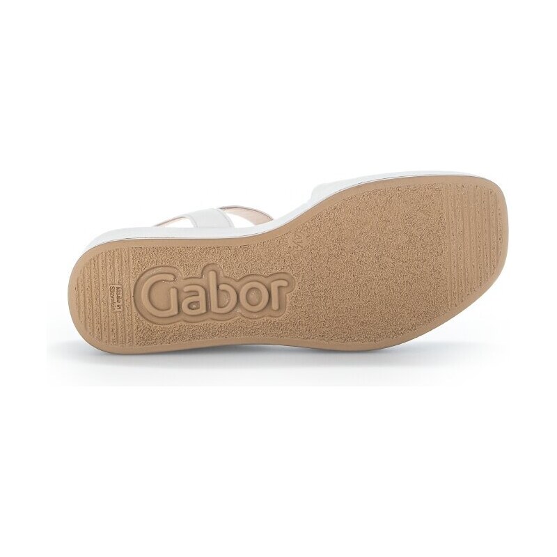Sandálky na klínku Gabor 24.531.20 bílá