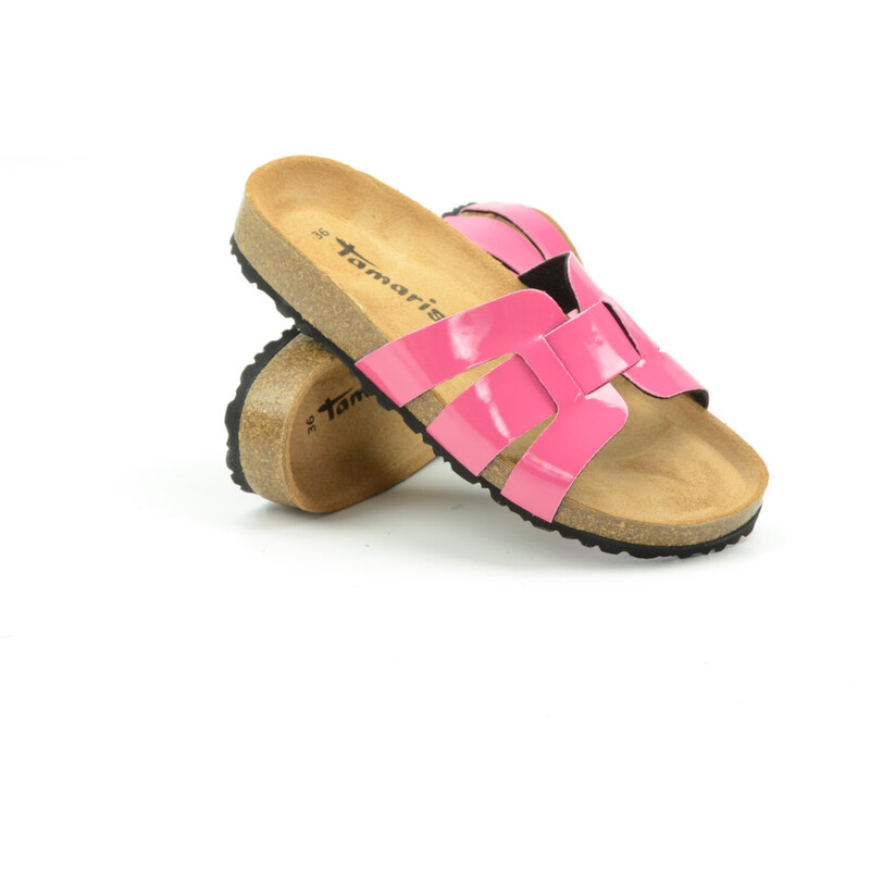 Dámské pantofle Tamaris 1-27405-20 524 Pink patent