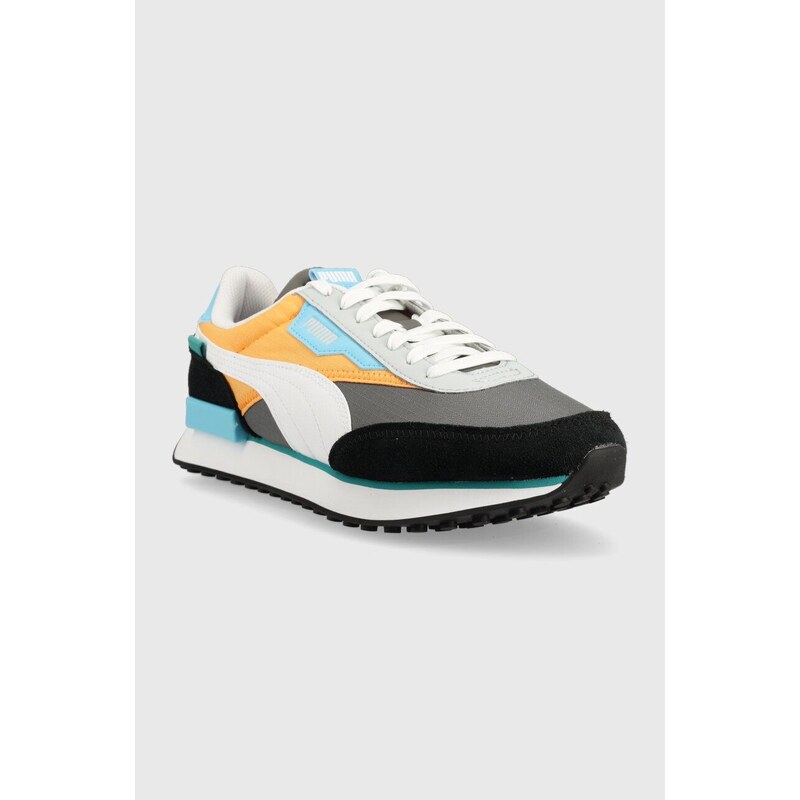 Sneakers boty Puma FUTURE RIDER PLAY ON šedá barva, 371149