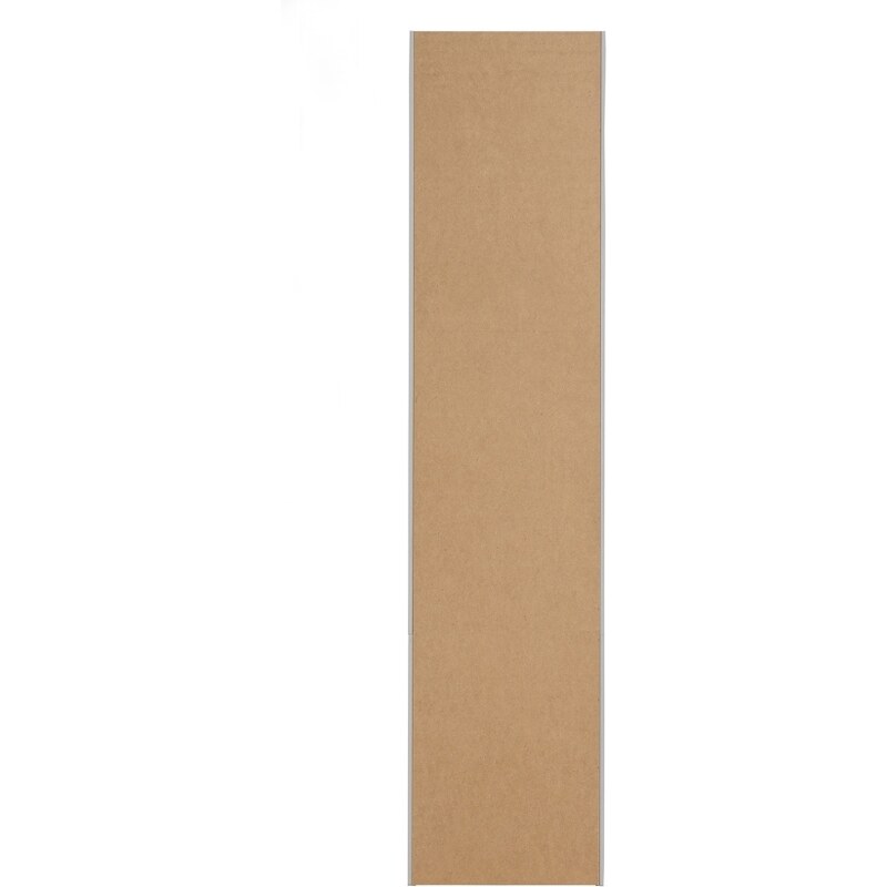 Hoorns Šedá borovicová vitrína Grime 230 x 52,5 cm