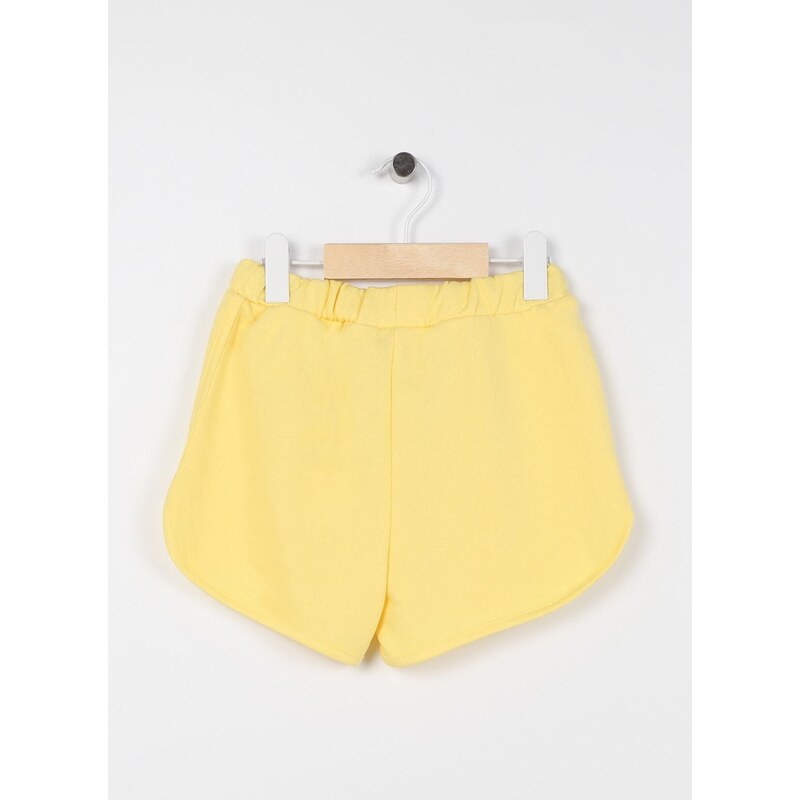 Koton Elastic Waist. Normal Yellow Girls' Shorts 3skg40058ak