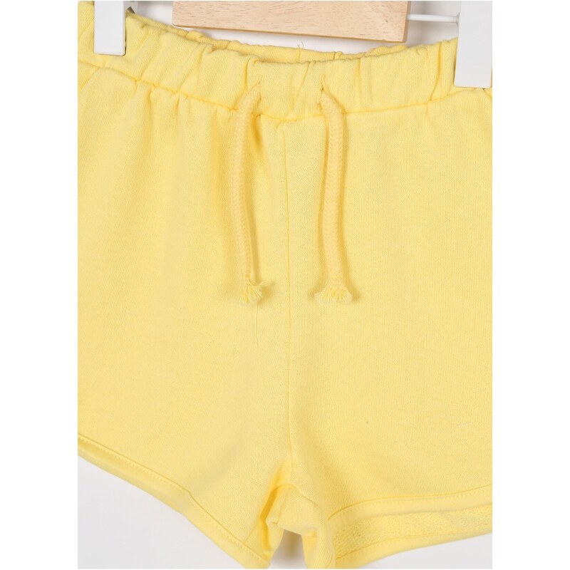 Koton Elastic Waist. Normal Yellow Girls' Shorts 3skg40058ak