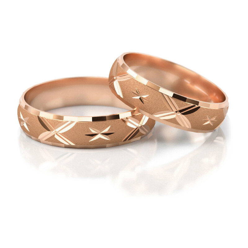 Linger Zlaté snubní prsteny 1020