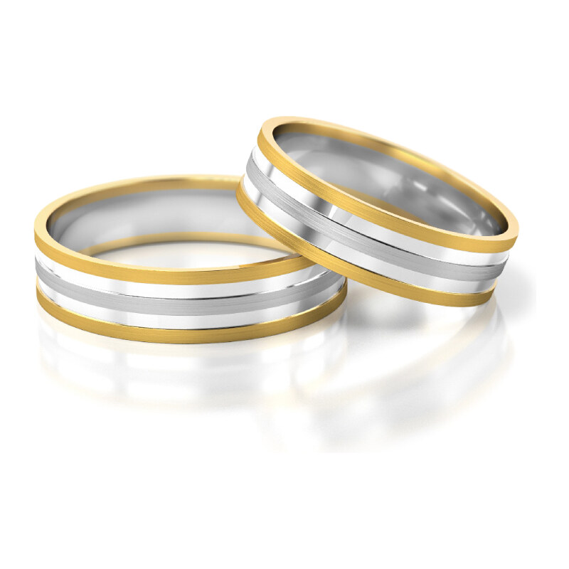Linger Zlaté snubní prsteny 2231