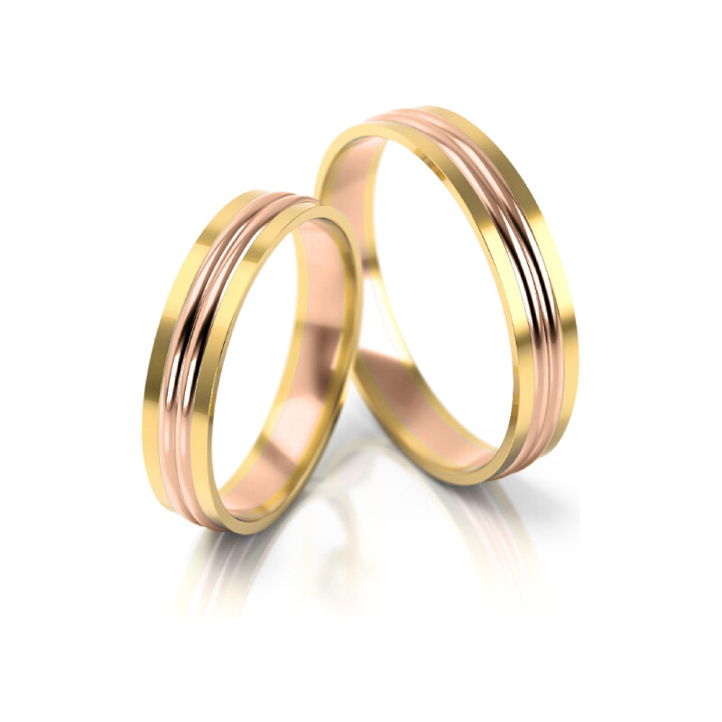 Linger Zlaté snubní prsteny 2250