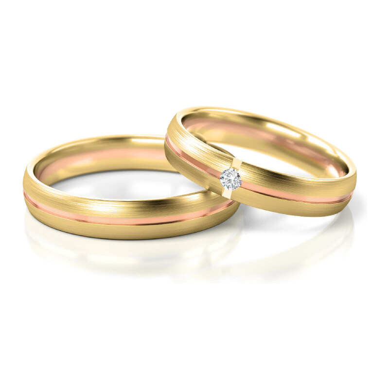 Linger Zlaté snubní prsteny 4267