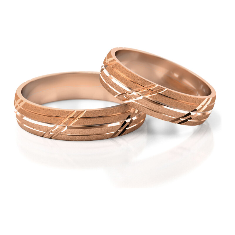 Linger Zlaté snubní prsteny 2051