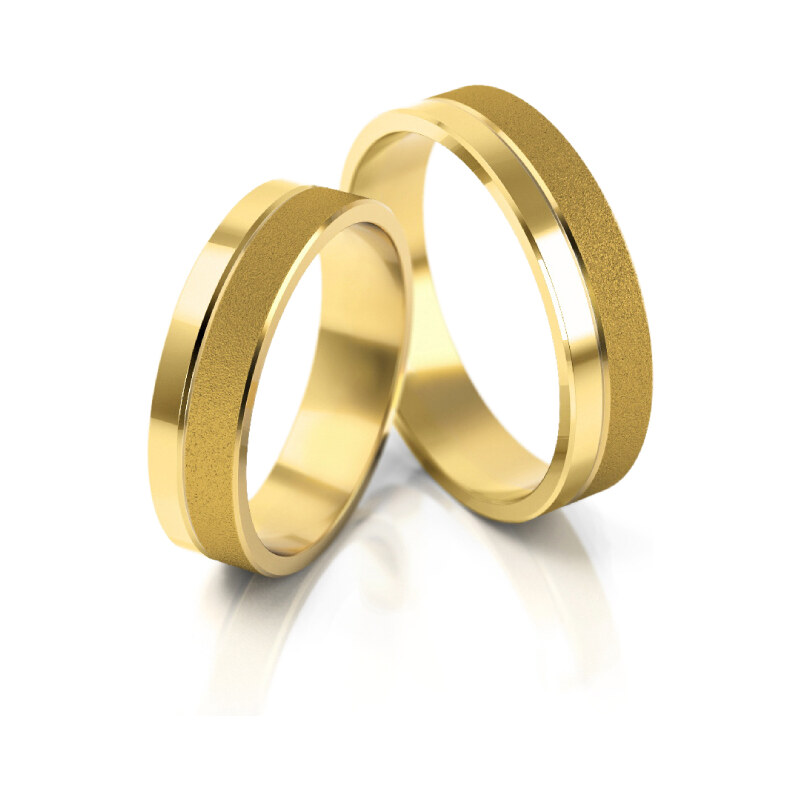 Linger Zlaté snubní prsteny 4058