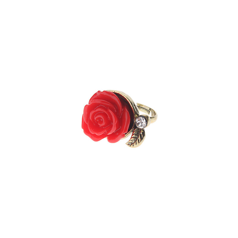LightInTheBox Vintage Style Red Rose Ring