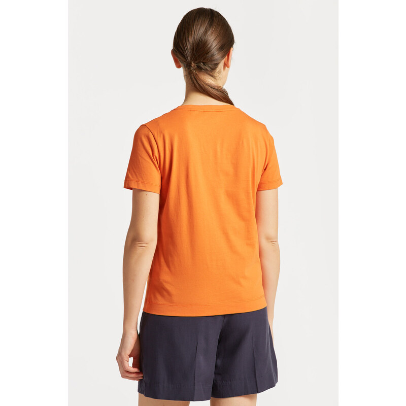 TRIČKO GANT ORIGINAL V-NECK SS T-SHIRT oranžová XS