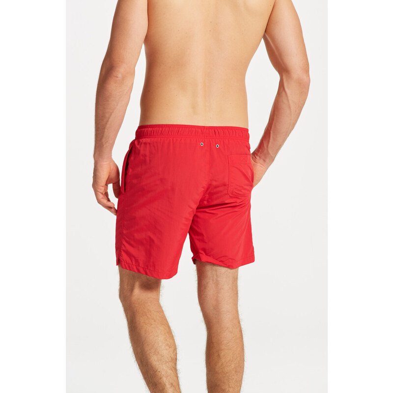 PLAVKY GANT LC SWIM SHORTS červená L