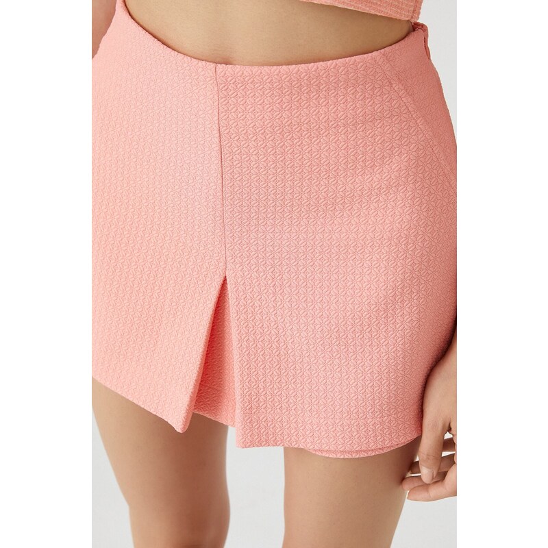Koton Mini Shorts Skirt Pocket Pleated