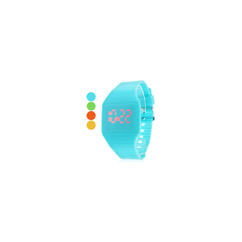 LightInTheBox Unisex Rubber Digital LED Wrist Watch (Assorted Colors)