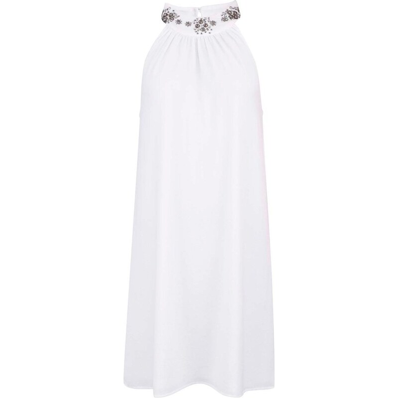 Bílé šaty se zdobením Vero Moda Taylor