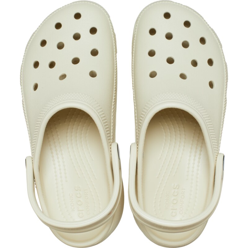 Dámské boty Crocs CLASSIC PLATFORM béžová