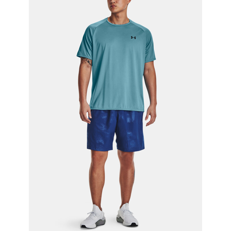 Under Armour Kraťasy UA Woven Emboss Short-BLU - Pánské