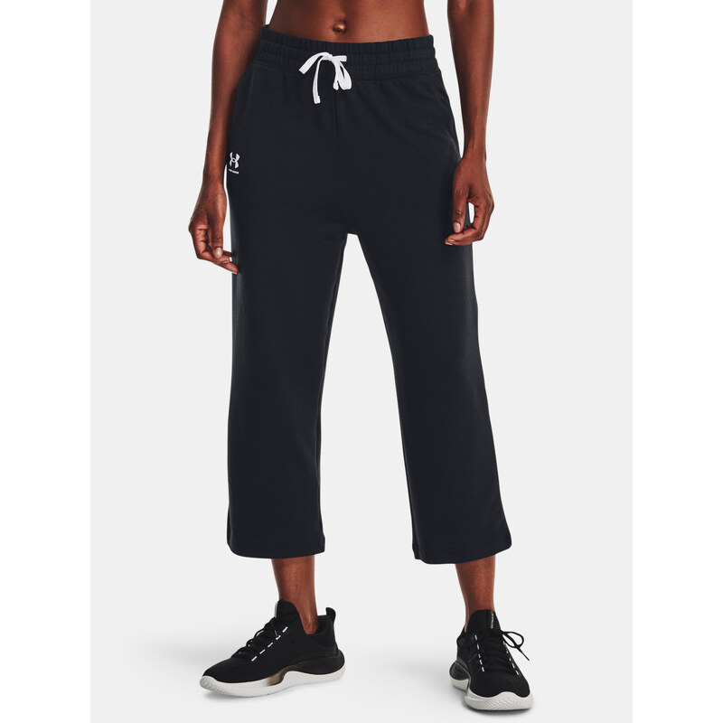 Under Armour Tepláky UA Rival Terry Flare Crop-BLK - Dámské 81006060