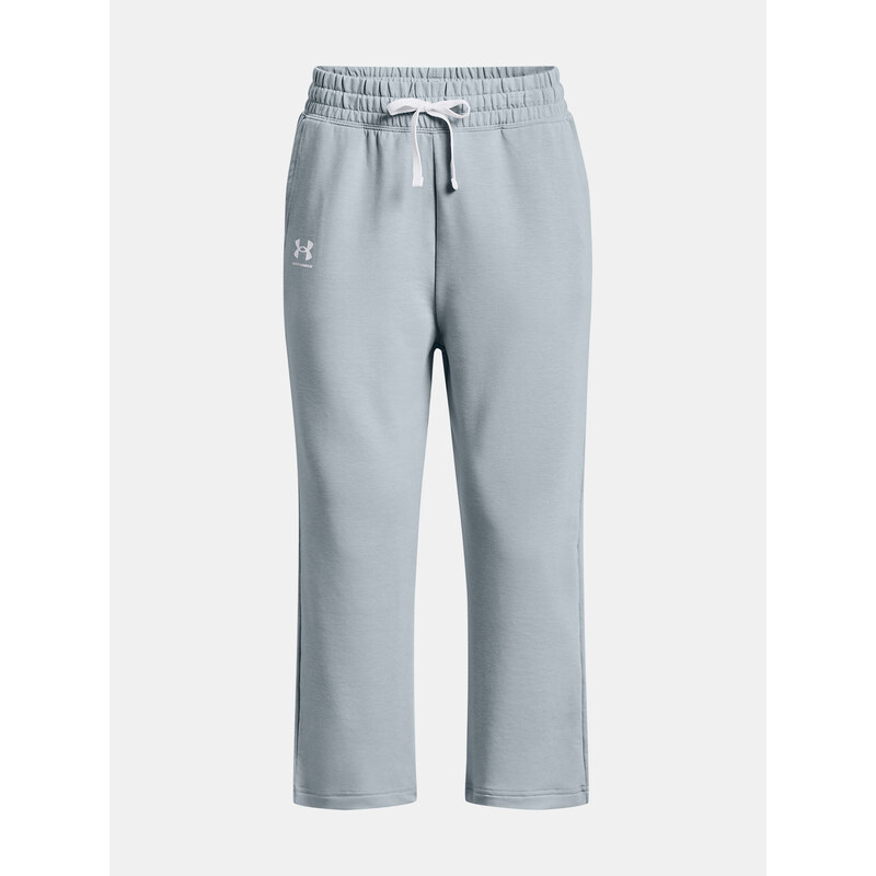 Under Armour Tepláky UA Rival Terry Flare Crop-BLU - Dámské