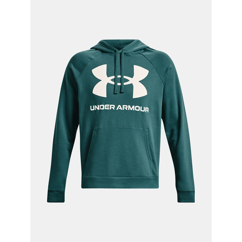 Under Armour Mikina UA Rival Fleece Big Logo HD-GRN - Pánské