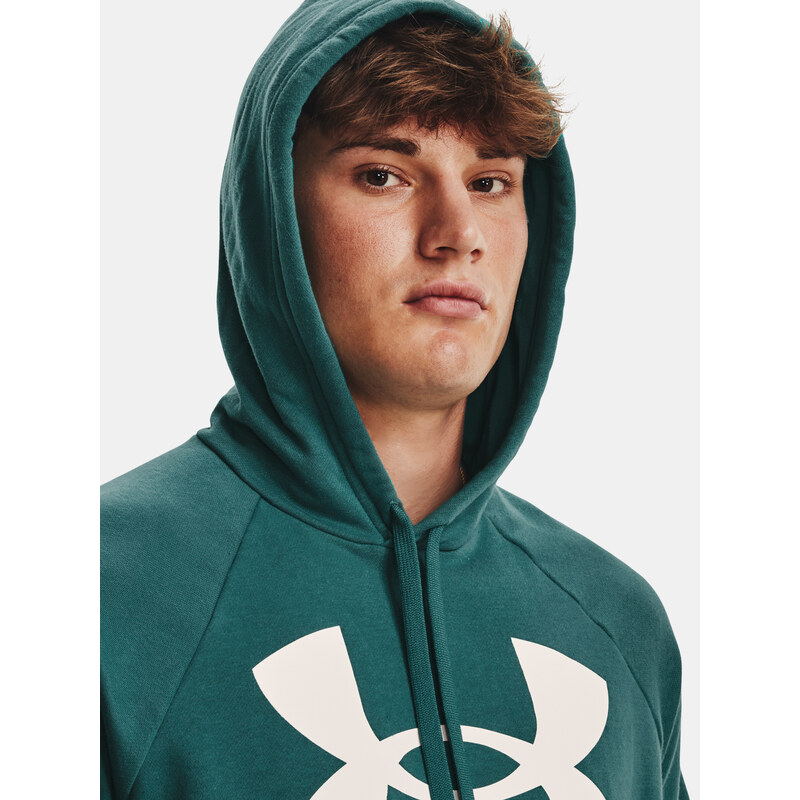 Under Armour Mikina UA Rival Fleece Big Logo HD-GRN - Pánské