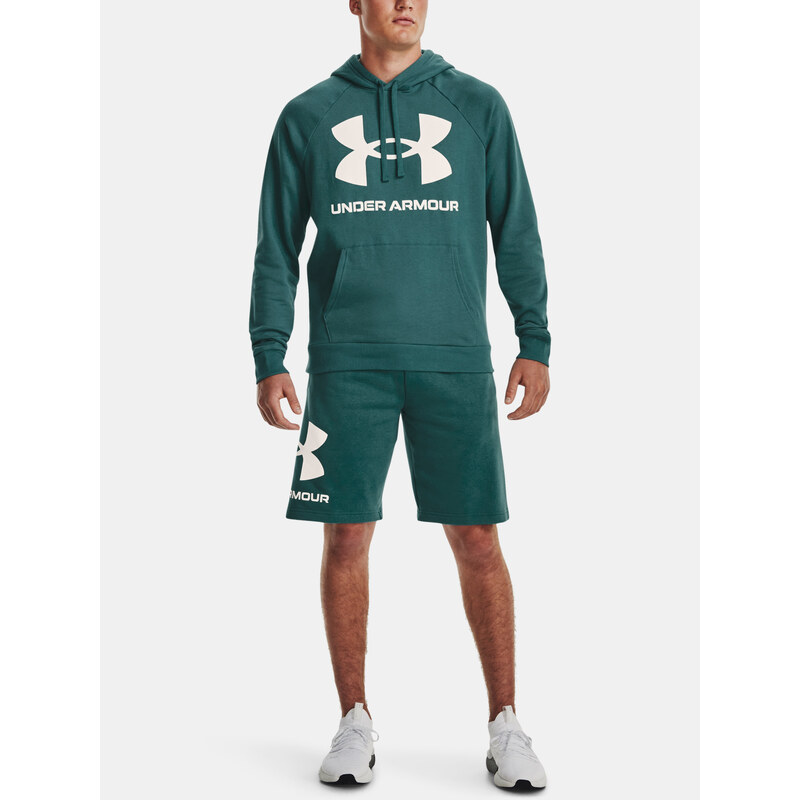 Under Armour Mikina UA Rival Fleece Big Logo HD-GRN - Pánské