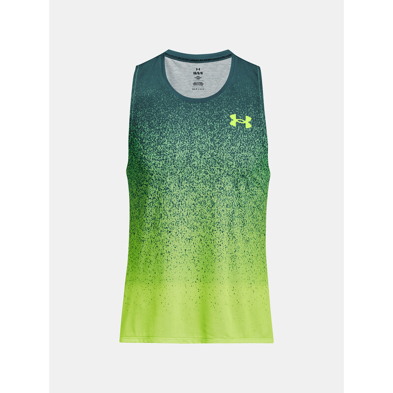 Under Armour Tílko UA RUSH CICADA SINGLET-GRN - Pánské