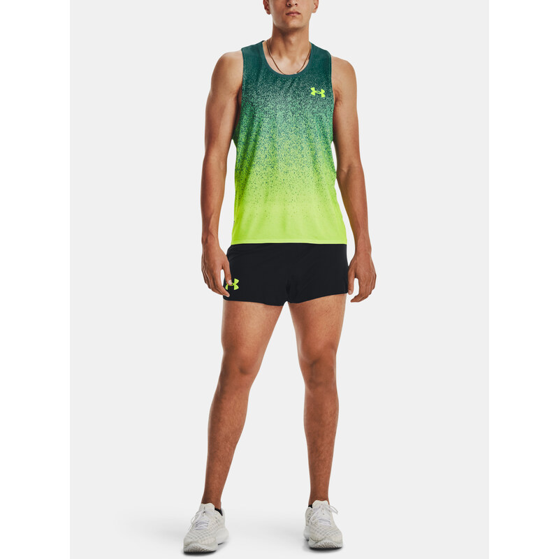 Under Armour Tílko UA RUSH CICADA SINGLET-GRN - Pánské