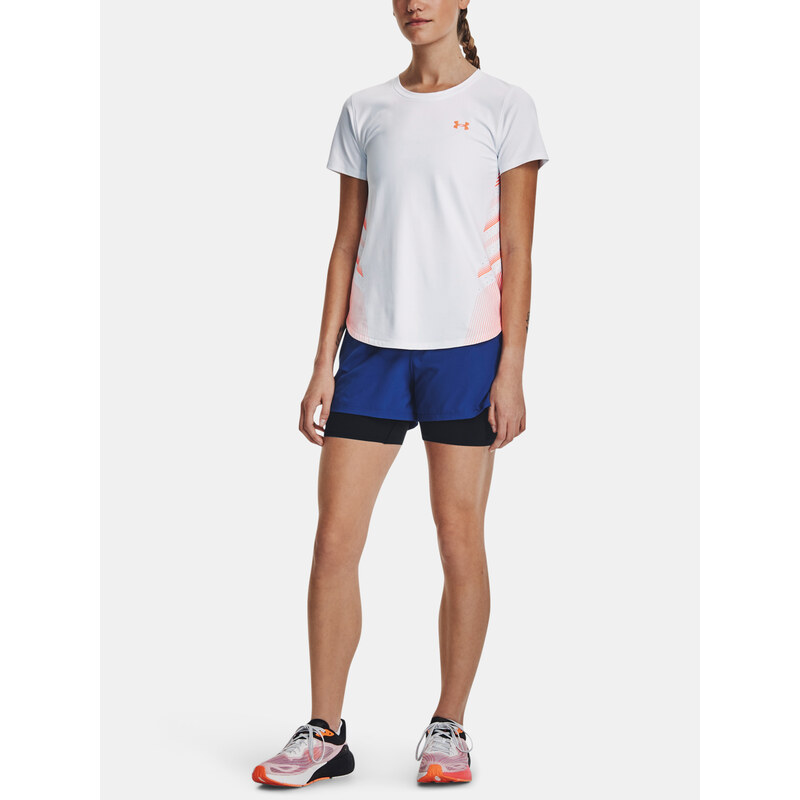 Under Armour Tričko UA Iso-Chill Laser Tee II-WHT - Dámské