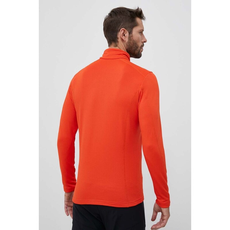 Sportovní mikina Jack Wolfskin Kolbenberg Hz oranžová barva