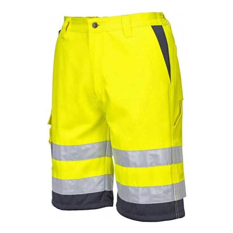 Portwest E043YGY Kraťasy HIVIS reflexní žlutá -