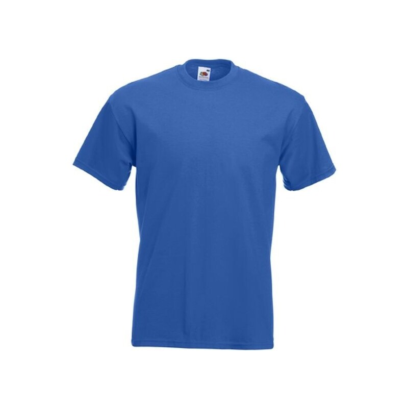 Fruit Of The Loom Super Premium T Light Royal Blue pánské tričko s krátkým rukávem S