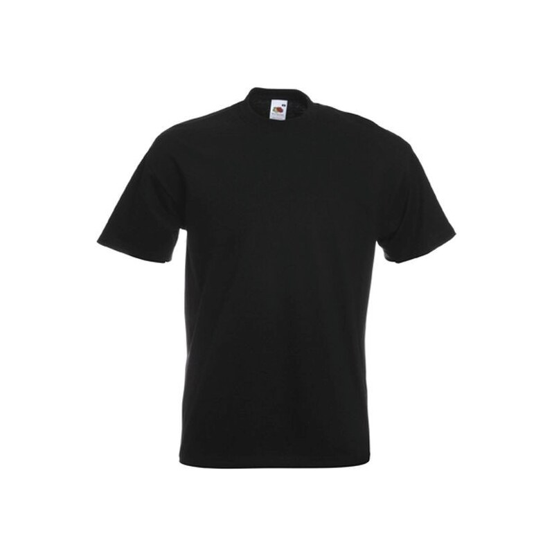 Fruit of the Loom .1044 Tričko pánské s krátkým rukávem black -