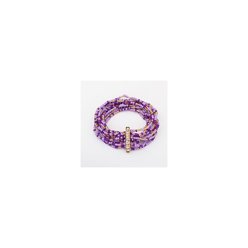 LightInTheBox Bohemia Multilayer Beads Rhinestone Women's Bracelet(More Colors)