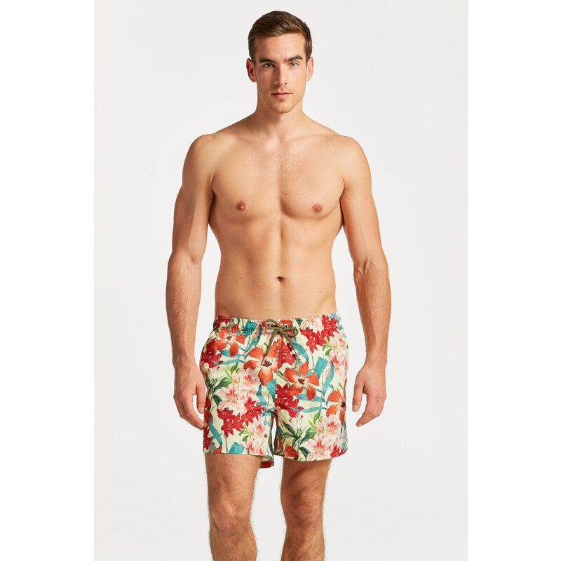 PLAVKY GANT CF FLORAL PRINT SWIM SHORTS žlutá XL