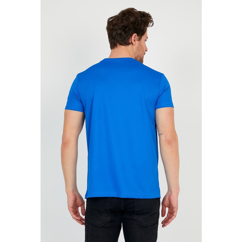 Slazenger Republic I Pánské tričko Saks Blue