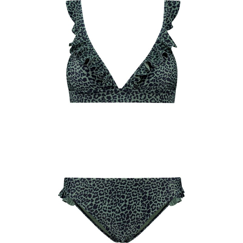 Shiwi Bikiny BOBBY olivová / černá 95623567