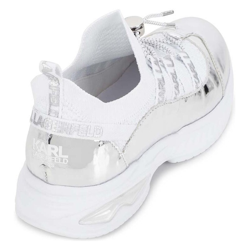 Dětské sneakers boty Karl Lagerfeld bílá barva