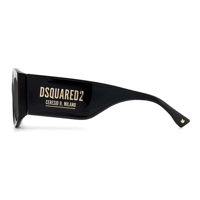 Sluneční brýle DSQUARED2 pánské, černá barva