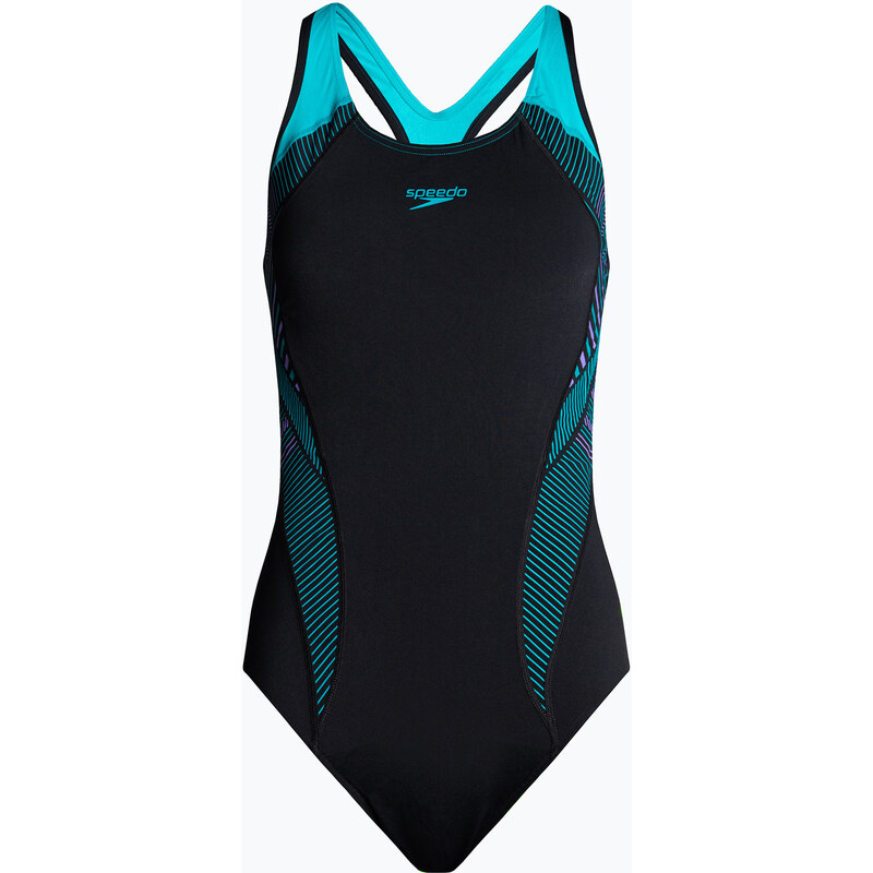 Jednodílné plavky Speedo Plastisol Laneback černé 8-00305414840
