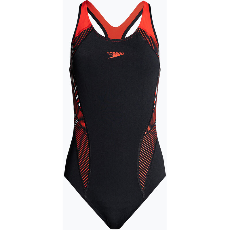 Jednodílné plavky Speedo Plastisol Laneback černé 8-00305414841