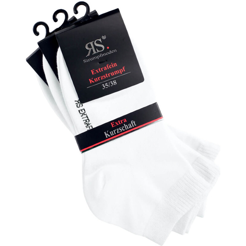 Dámské jednobarevné kotníkové ponožky RS 80922928