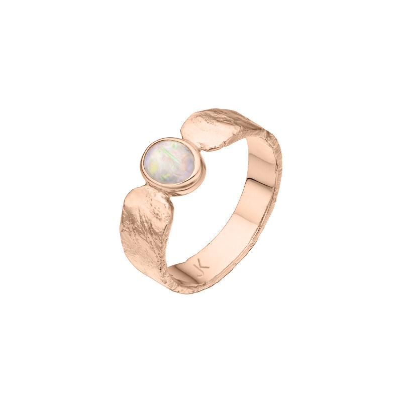 Zlatý prsten s opálem ZPSM028C-47-0005