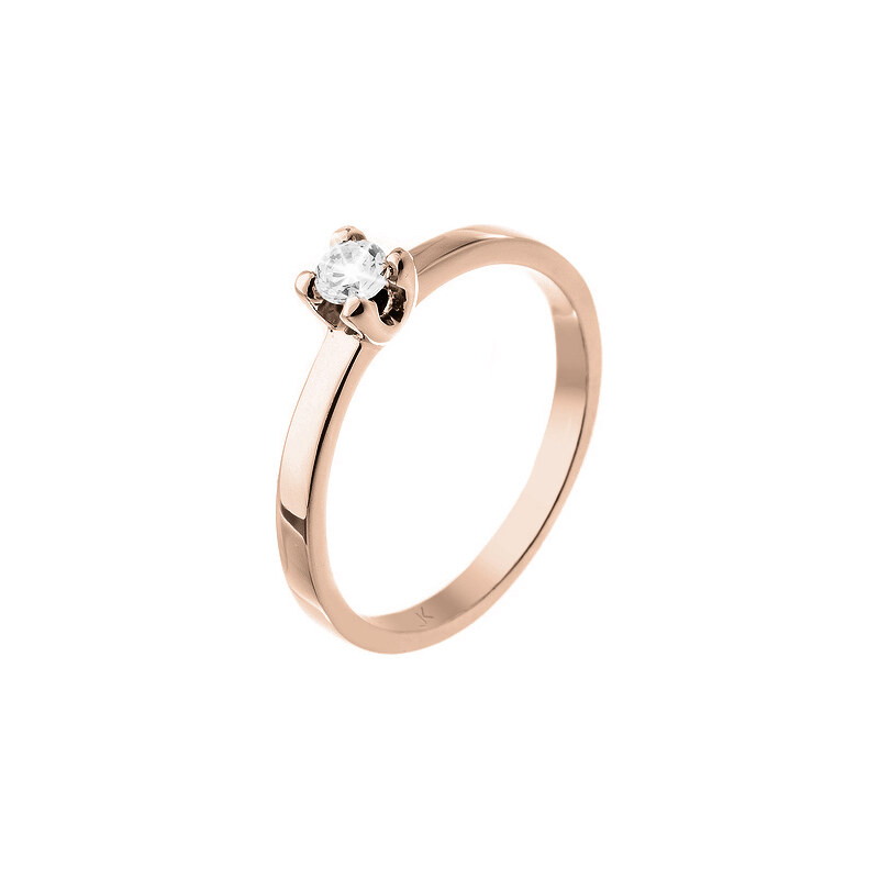 Zlatý prsten s diamantem ZPTO186C-66-1000