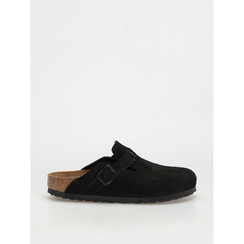 Birkenstock Boston SFB Suede Narrow (black)černá