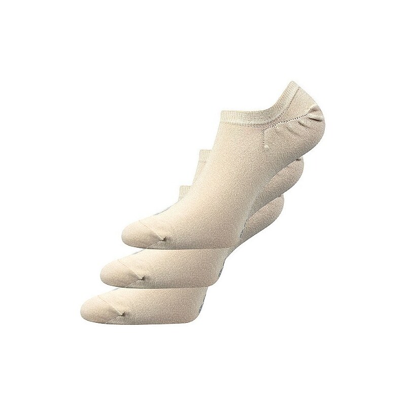 Boma DEXI kotníčkové jednobarevné ponožky Lonka béžová 43-46